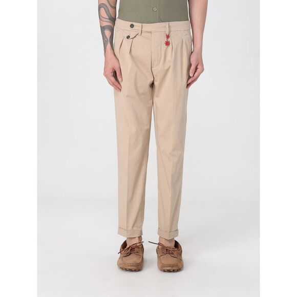 Manuel Ritz Pants Men Beige